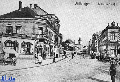 Die Rathausstraße um 1910