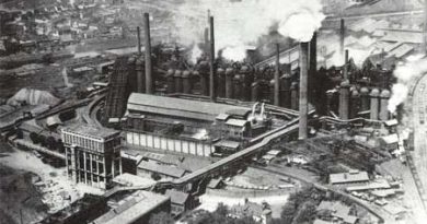 Das Werk 1929. (Quelle: Saarstahl AG)