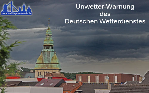 Unwetter-Warnung des DWD