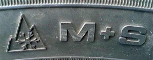 M+S-Symbol auf Winterreifen