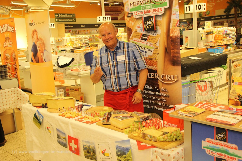 An einem vergangenen Schlemmerabend bei Globus ludt Erwin Kirilowitsch zum probieren ein