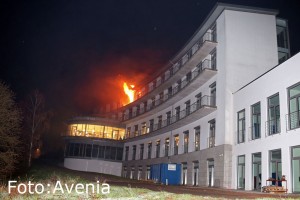 Brand im Püttlinger Krankenhaus (Foto: Avenia)