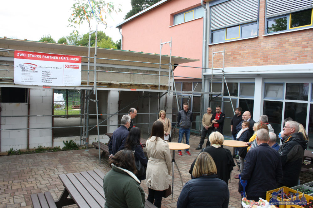 Richtfest zur Erweiterung der Kinderstätte Geislautern-Wehrden e.V (Foto: Stadt)