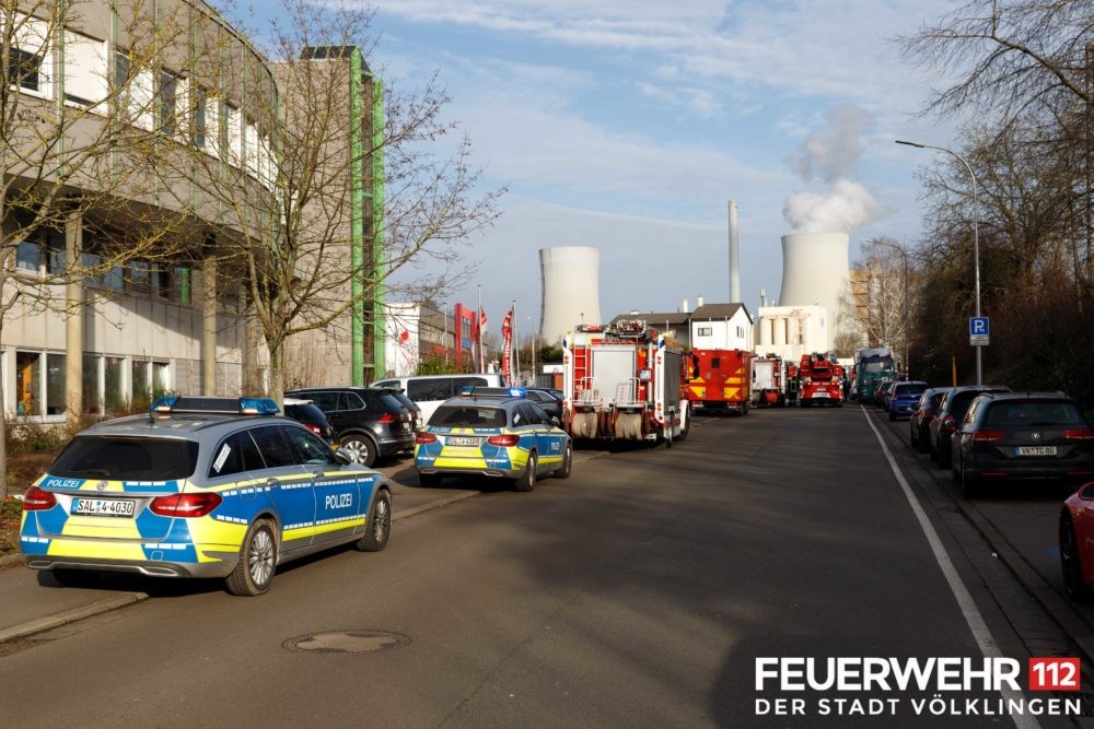 die Feuerwehr rückte zu einem Brand in einem Casino aus (Foto: Feuerwehr Völklingen)