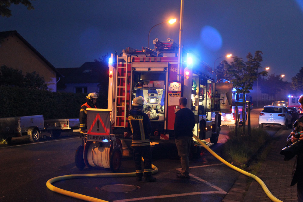 Ein Löschfahrzeug der Feuerwehr Völklingen (Foto: Hell)