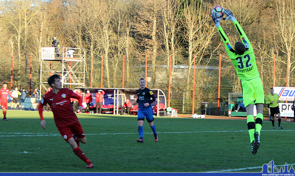 Spätestens an Uphoff scheiterte jeder FCS-Angriff. (Foto: Hell)