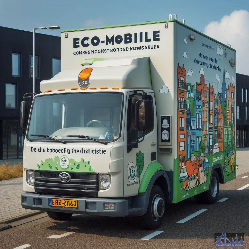 Das Öko-Mobil kommt in die Stadtteile (KI-Generiertes Symbolbild)