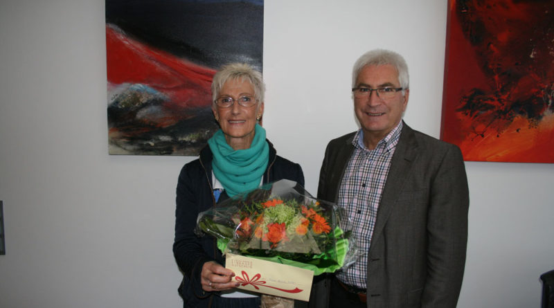 Elvira Richter und OB Klaus Lorig (Foto: Stadt VKL)