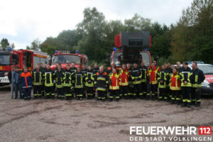 Gruppenfoto der Übungsteilnehmer (Foto: FFW VKL)