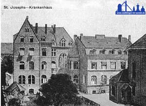 Das St.Josephs-Krankenhaus. Bild ca. 1910 ( Quelle:"Völklingen vormals").