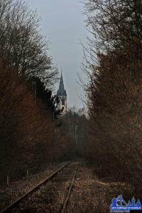 Nicht nur Sinnvoll, auch schön liegt die Strecke mitten im Wald (Foto 2013: Hell)